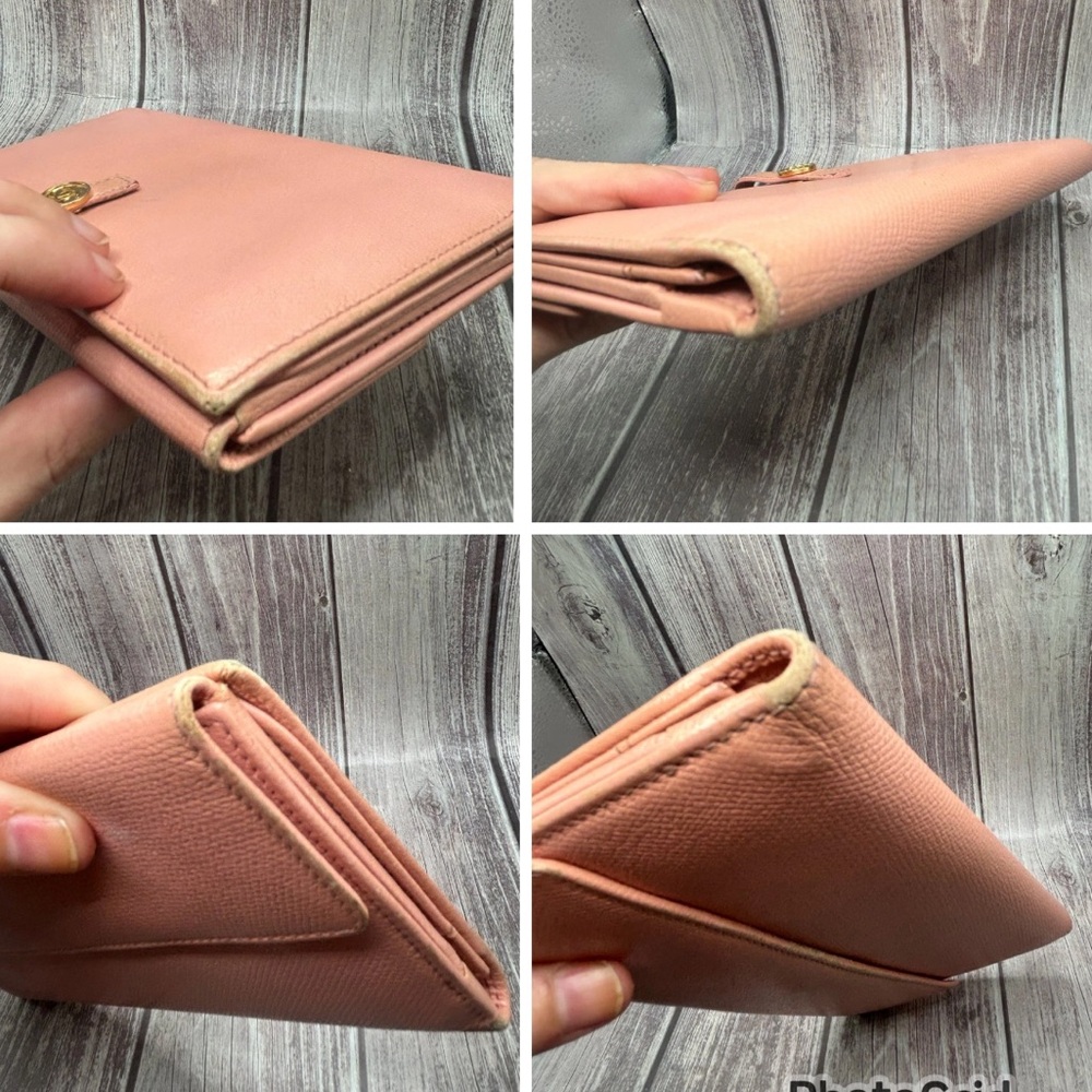 CHANEL Ballet Pink Leather Long Bifold Wallet - Picture 14 of 16